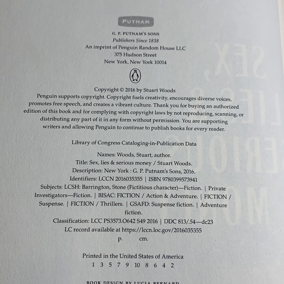 Sex, Lies & Serious Money - A Novel by Stuart Woods - Picture 7 of 13